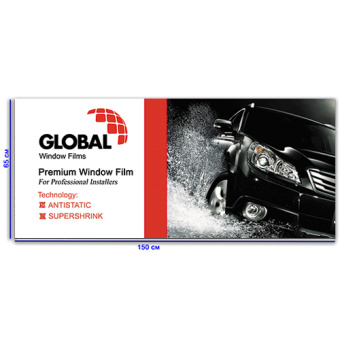 Global HPI Charcoal 20 0,915м США Металізована тонуюча плівка Ціна, опис, характеристики фото 3