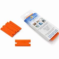 Лезвия пластиковые Plastic Razor Blades (100шт) для очистки стекла и кузова авто от остатков клея. - компания komfort-plus.ua