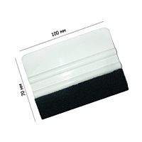 Вигонка з бархоткою біла тканинне покриття захищає плівку від подряпин. Ціна, опис, характеристики